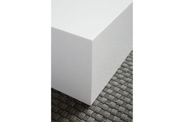 Darey Sofabord 60 cm - Hvit Høyglans - Møbler - Bord - Sofabord