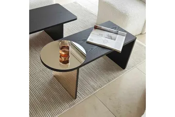 Dasina Sett med bord 105 cm - Svart - Møbler - Bord - Sofabord