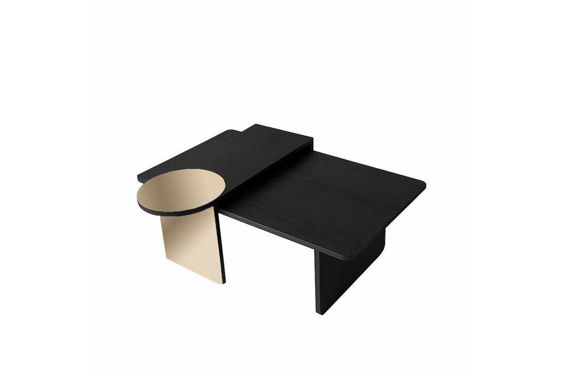 Dasina Sett med bord 105 cm - Svart