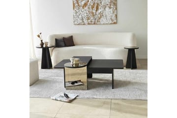 Dasina Sett med bord 82 cm - Svart - Møbler - Bord - Sofabord