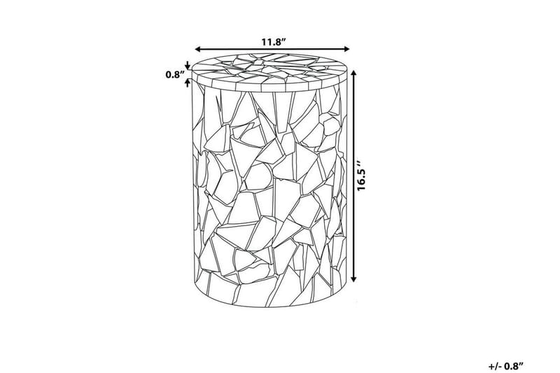 Dawson Sofabord 30 cm - Brun - Møbler - Bord - Sofabord