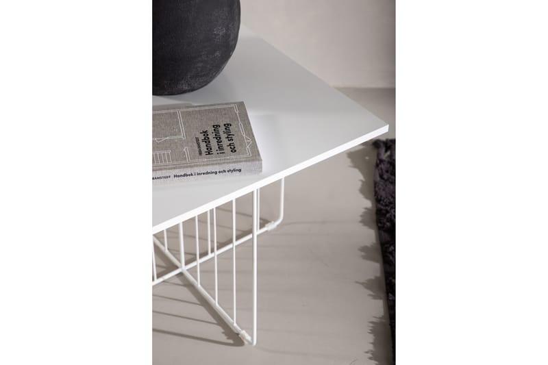 Dayton Sofabord 60x60x45 cm - Hvid - M�øbler - Bord - Sofabord