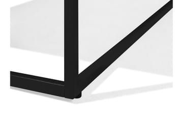 Delano 100 cm Rektangulært Salongbord i Marmor med Understell i Metall - Hvit - Møbler - Bord - Sofabord