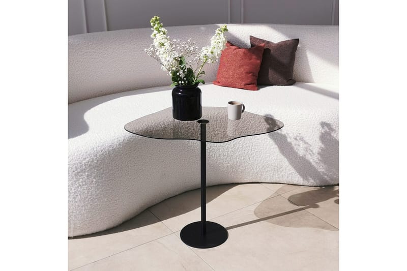 Deluxus Sofabord 60x45x60 cm Oval - Svart - Møbler - Bord - Sofabord