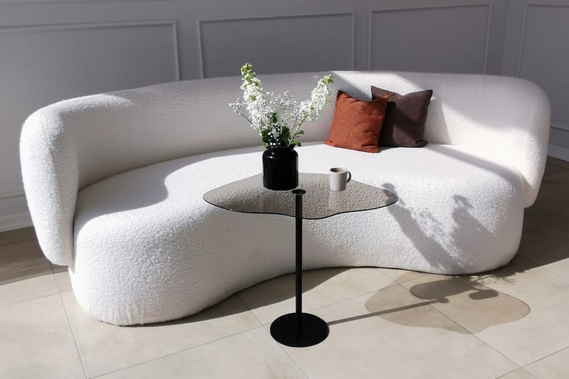 Deluxus Sofabord 60x45x60 cm Oval - Svart - Møbler - Bord - Sofabord