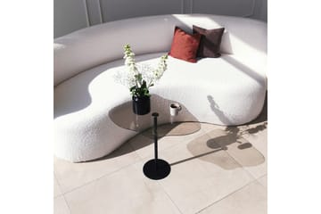 Deluxus Sofabord 60x45x60 cm Oval - Svart - Møbler - Bord - Sofabord