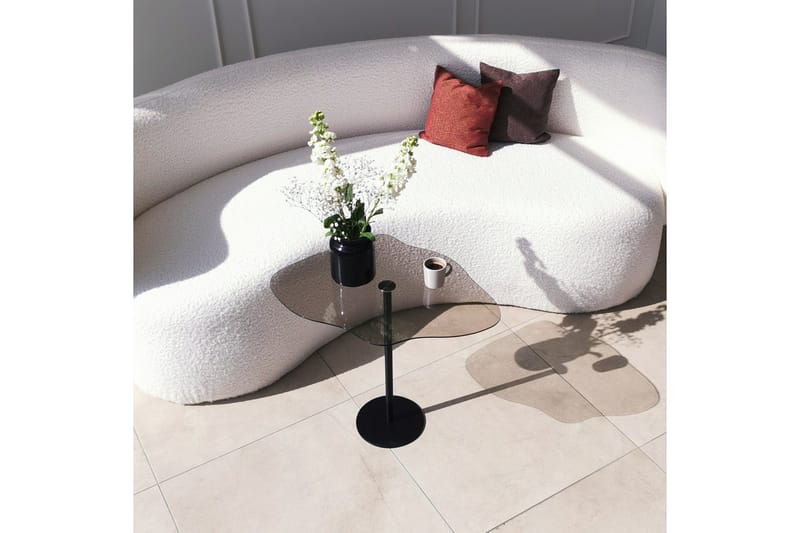 Deluxus Sofabord 60x45x60 cm Oval - Svart - Møbler - Bord - Sofabord