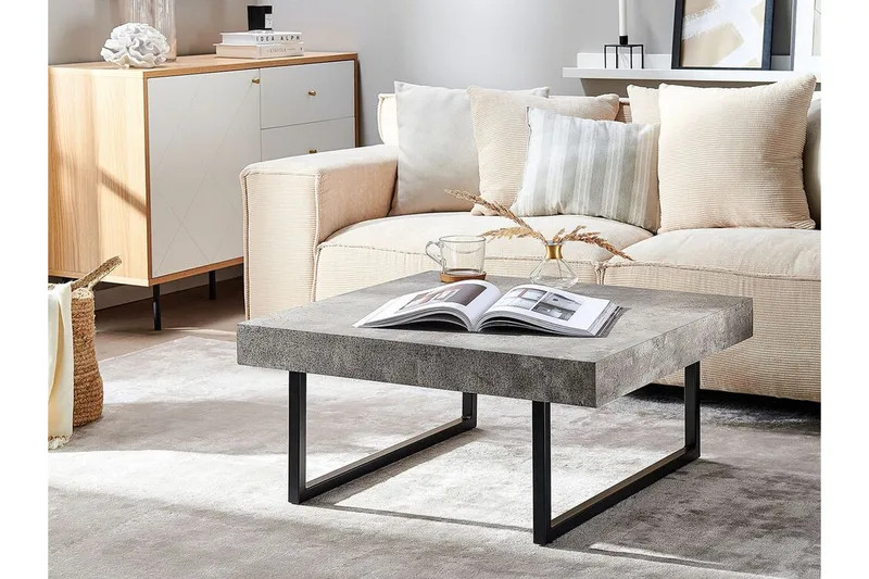 Deluz Sofabord 75 cm - Grå - Møbler - Bord - Sofabord