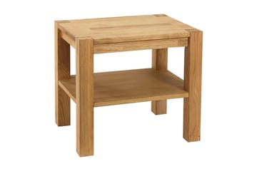 Demottte Nattbord 50 cm med Oppbevaring Hylle - Eikfiner - Møbler - Bord - Sofabord