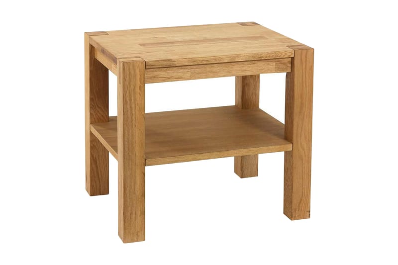Demottte Nattbord 50 cm med Oppbevaring Hylle - Eikfiner - Møbler - Bord - Sofabord