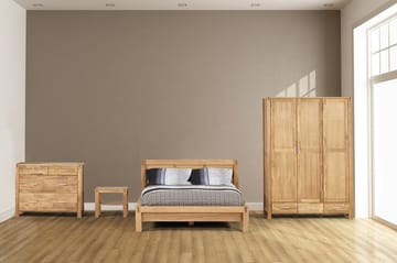 Demottte Nattbord 50 cm med Oppbevaring Hylle - Eikfiner - Møbler - Bord - Sofabord