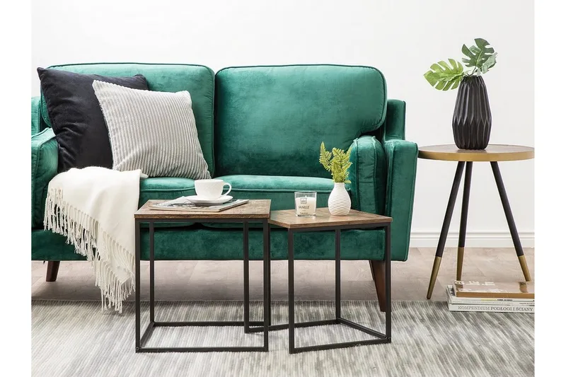 denny Settbord Sett Om 2 stk - Tre/Natur - Møbler - Bord - Sofabord