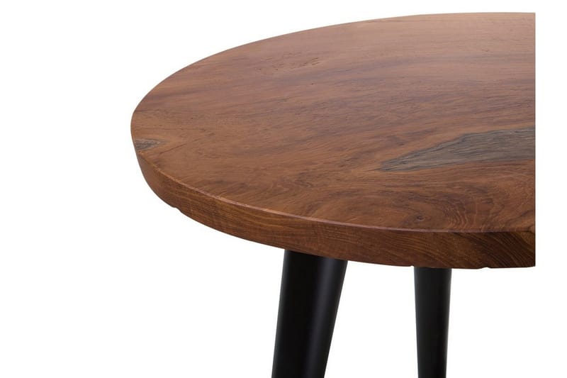 Detah 45 cm Rundt Sofabord i Teak - Brun - Møbler - Bord - Sofabord