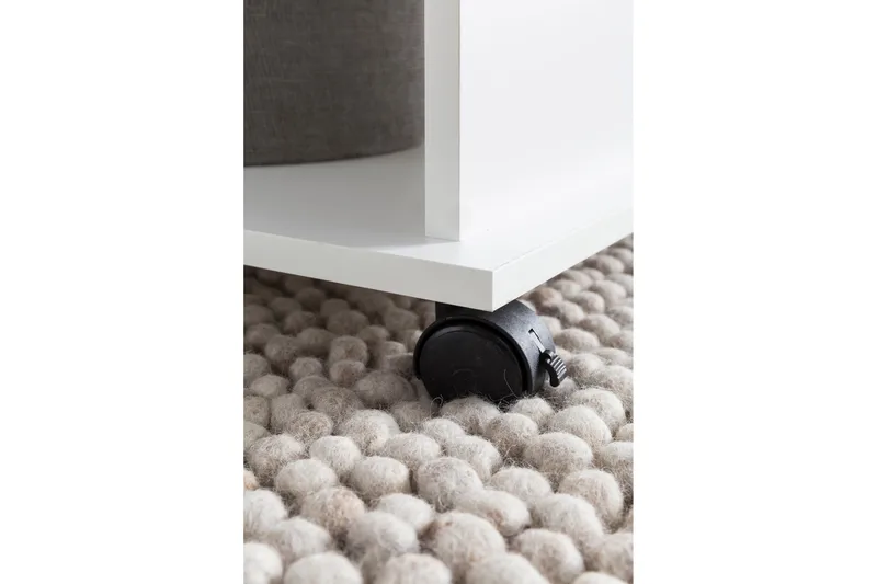 Dewand Sofabord 95 cm - Hvit - Møbler - Bord - Sofabord - Sofabord med hjul