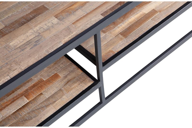 Difranco Sofabord 120 cm - Teak/Svart Jern - Møbler - Bord - Sofabord