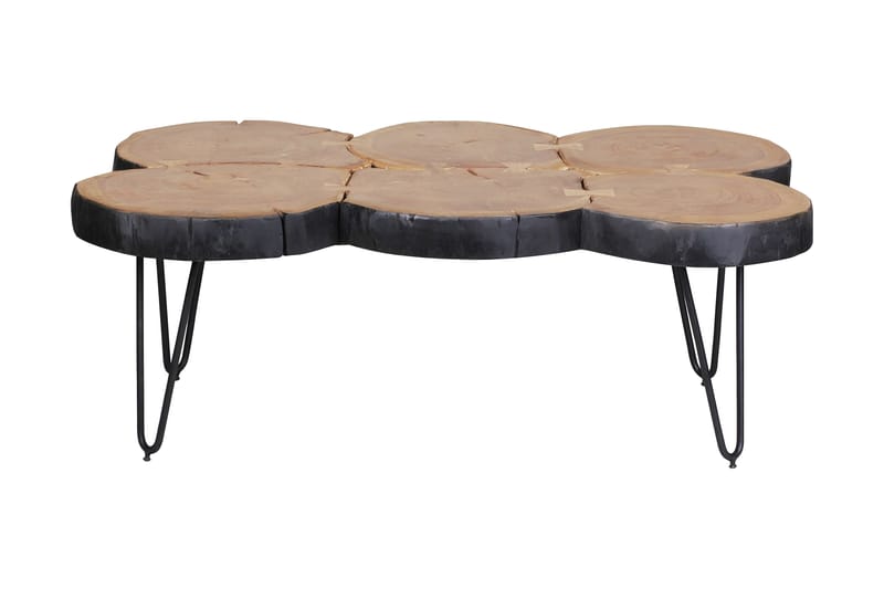 Diglake Sofabord 115 cm - Akacia/Svart - Møbler - Bord - Sofabord