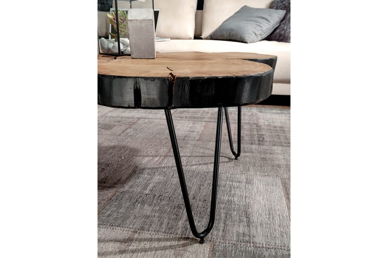 Diglake Sofabord 115 cm - Akacia/Svart - Møbler - Bord - Sofabord