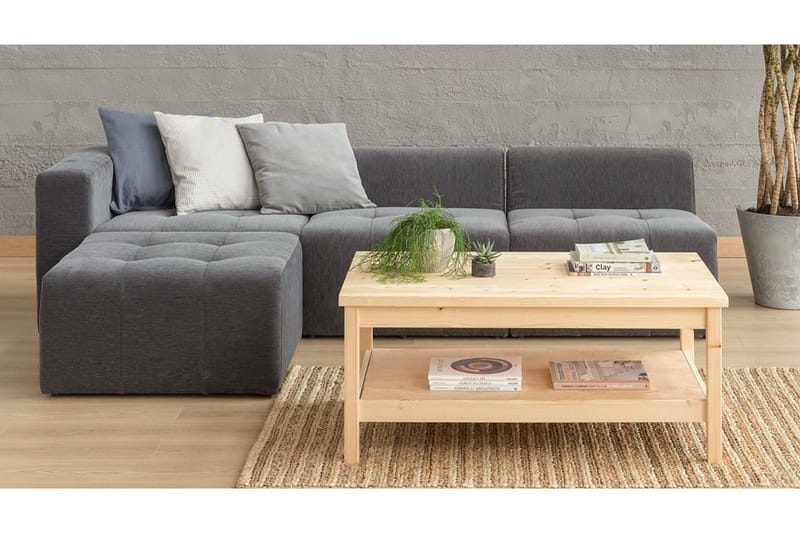 Diwander Sofabord 110x50x110 cm - Brun - Møbler - Bord - Sofabord