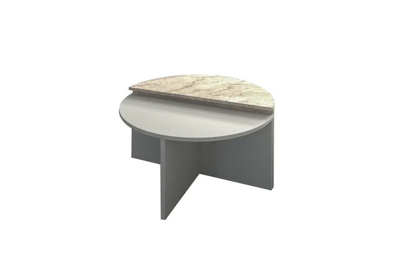 Sofabord Dolcer Grå / Travertin - Grå / Travertin - Møbler - Bord - Sofabord