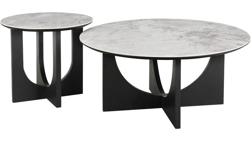 Sofabord Drivor 50 cm - Svartlakkert askefiner - Møbler - Bord - Sofabord