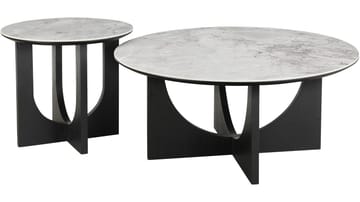 Sofabord Drivor 90 cm - Svartlakkert askefiner - Møbler - Bord - Sofabord