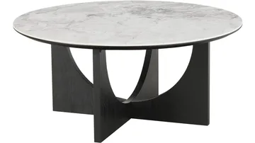 Sofabord Drivor 90 cm - Svartlakkert askefiner - Møbler - Bord - Sofabord