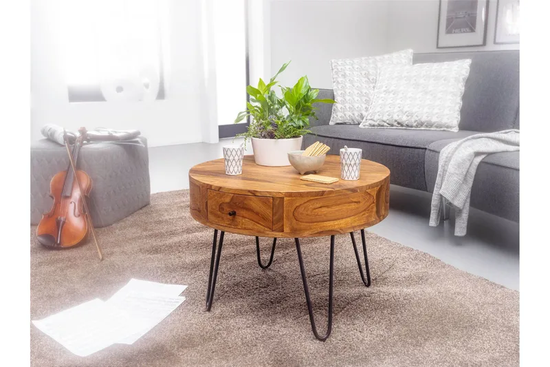 Dulian Sofabord 60 cm - Brun - Møbler - Bord - Sofabord