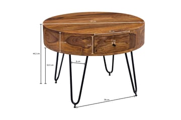 Dulian Sofabord 60 cm - Brun - Møbler - Bord - Sofabord