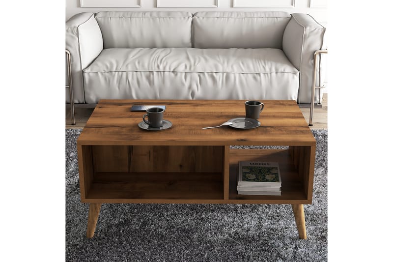 Elrasmo Sofabord 90x54x90 cm - Brun - Møbler - Bord - Sofabord