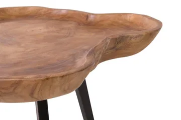 Elsa 60 cm Asymmetrisk Sofabord i Teak - Brun - Møbler - Bord - Sofabord