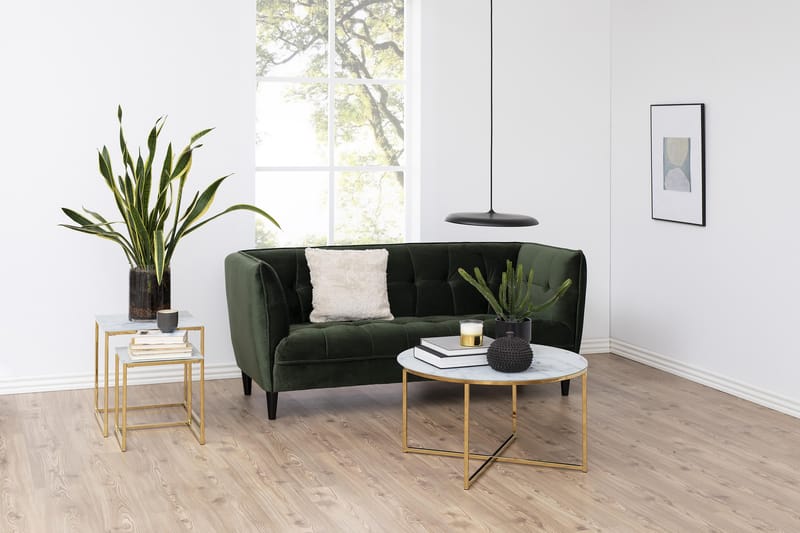 Epiffer Sofabord 80 cm - Hvit marmor - Møbler - Bord - Sofabord