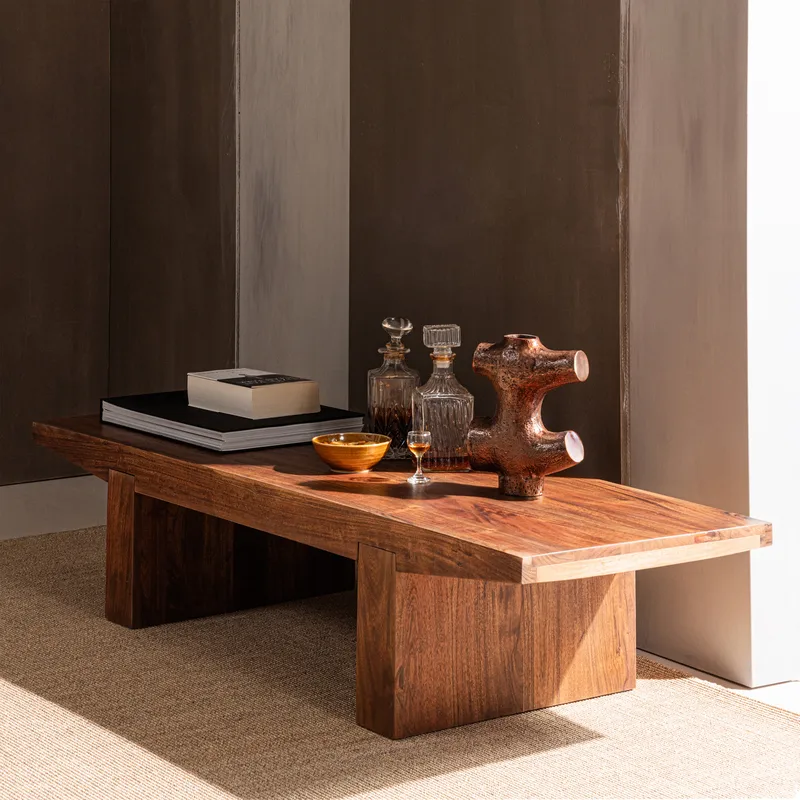 Sofabord Eron 152 cm - Brun - Møbler - Bord - Sofabord