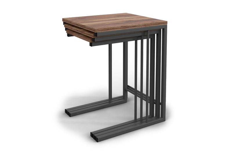 Essexa Settbord 44x55x44 cm - Svart - Møbler - Bord - Sofabord