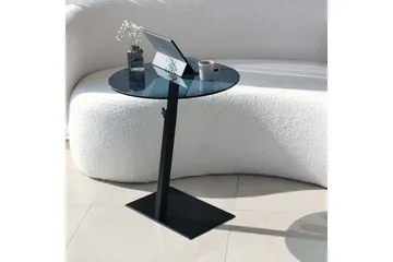Essexa Sofabord 40x40x40 cm Rundt - Svart - Møbler - Bord - Sofabord