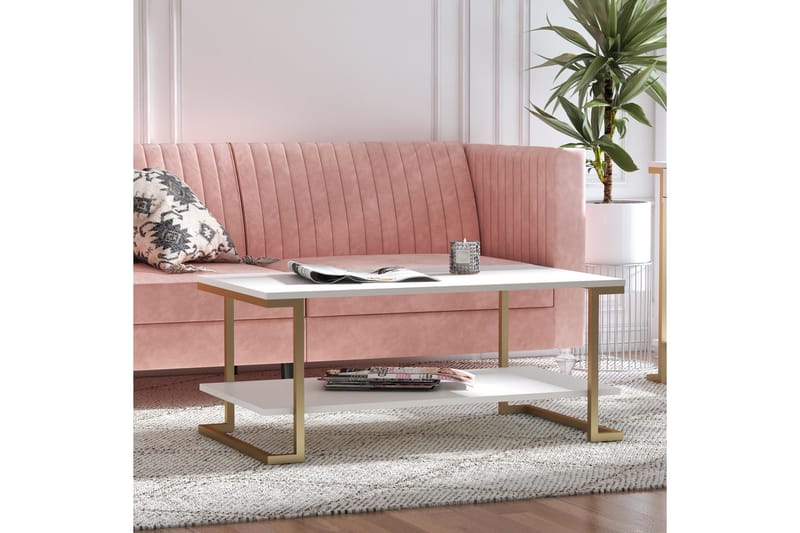 Evangelos Sofabord - Hvit - Møbler - Bord - Sofabord