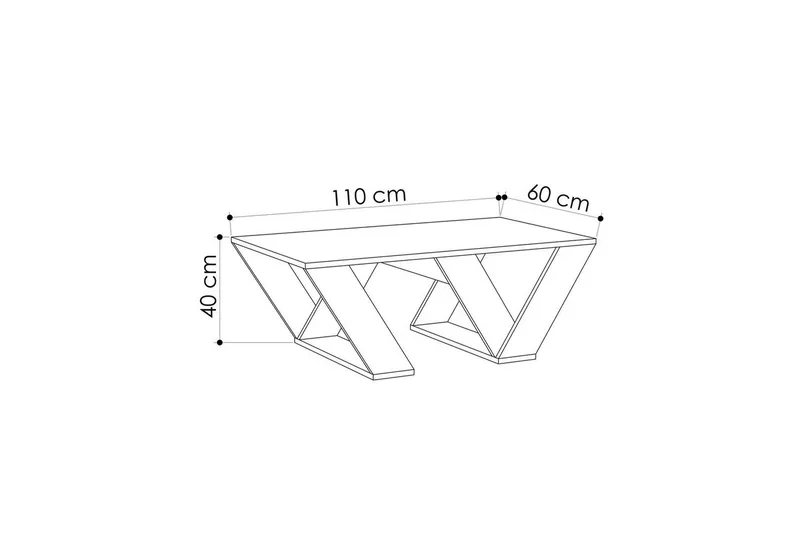 Sofabord Eviren Carrara Marmor - Carrara Marmor - Møbler - Bord - Sofabord