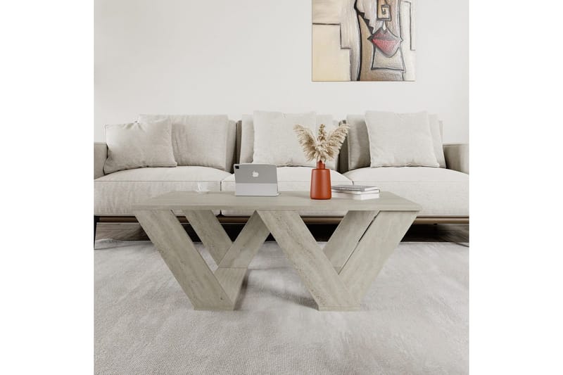 Sofabord Eviren Travertin - Travertin - Møbler - Bord - Sofabord