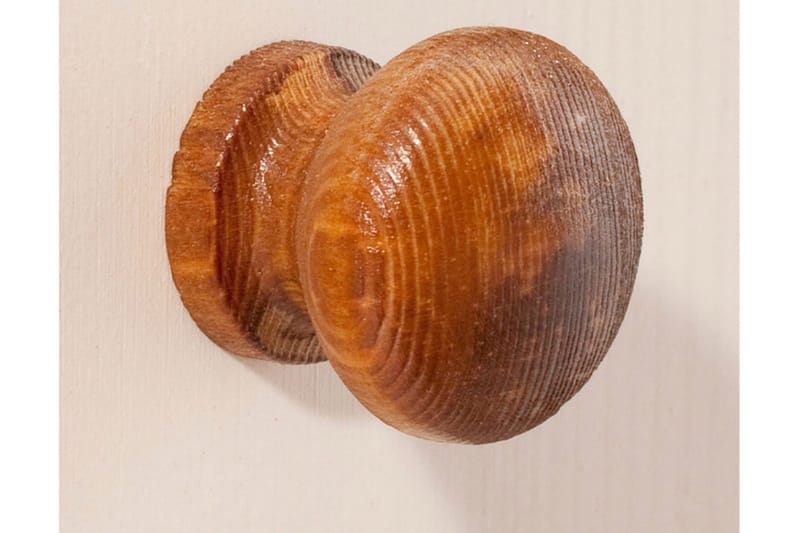 Evonne Sofabord 100 cm med Oppbevaring 2 Skuffer + Hylle - Hvit/Brun - Møbler - Bord - Sofabord