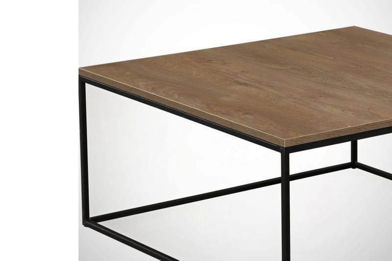 Falan Sofabord 75 cm - Brun Natur/Svart - Møbler - Bord - Sofabord
