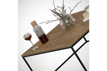 Falan Sofabord 75 cm - Brun Natur/Svart - Møbler - Bord - Sofabord