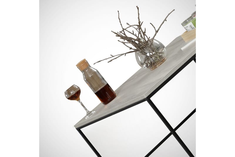 Falan Sofabord 75 cm - Grå/Svart - Møbler - Bord - Sofabord