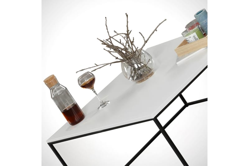 Falan Sofabord 75 cm - Hvit - Møbler - Bord - Sofabord