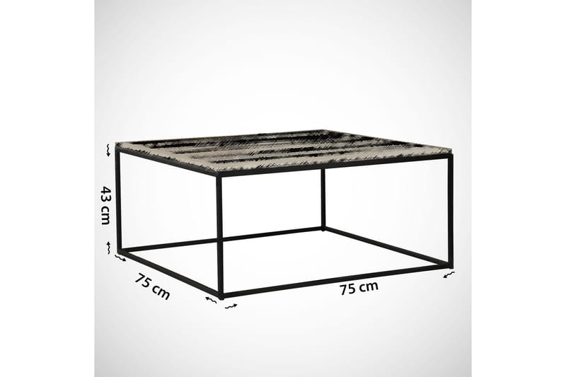 Falan Sofabord 75 cm - Hvit - Møbler - Bord - Sofabord