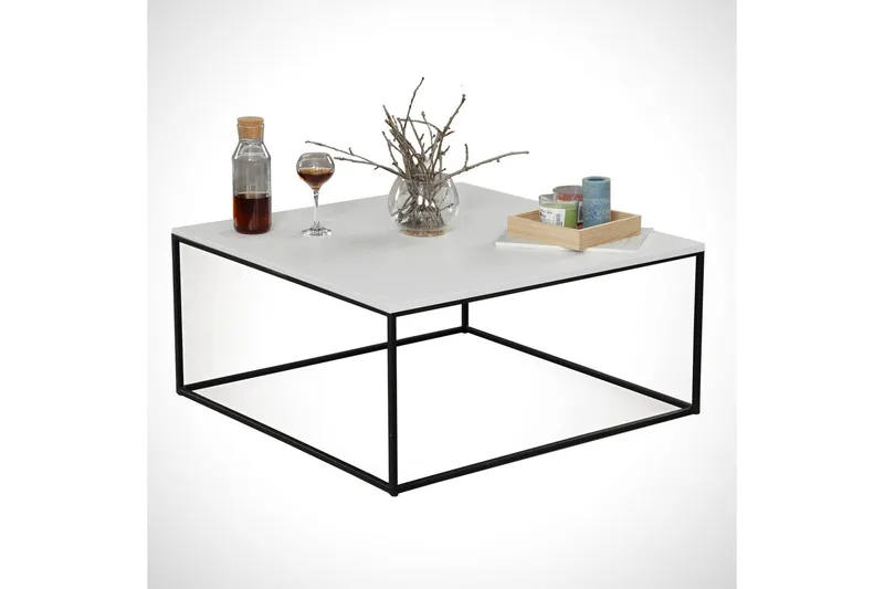 Falan Sofabord 75 cm - Hvit - Møbler - Bord - Sofabord