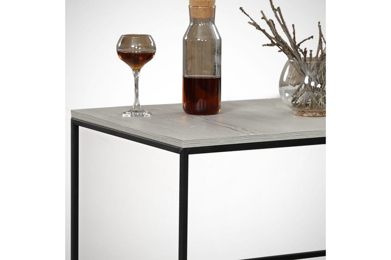 Falan Sofabord 95 cm - Grå/Marmor - Møbler - Bord - Sofabord