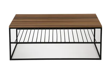 Falan Sofabord 95 cm med Hylle Ribber