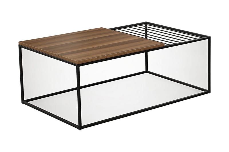 Falan Sofabord 95 cm Ribber - Brun - Møbler - Bord - Sofabord