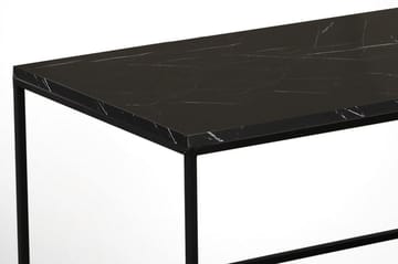 Falan Sofabord 95 X 55 cm Marmormønster - Svart - Møbler - Bord - Sofabord