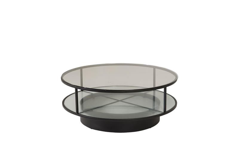 Falsterbo Sofabord Rundt 100 cm - Transparent - Møbler - Bord - Sofabord