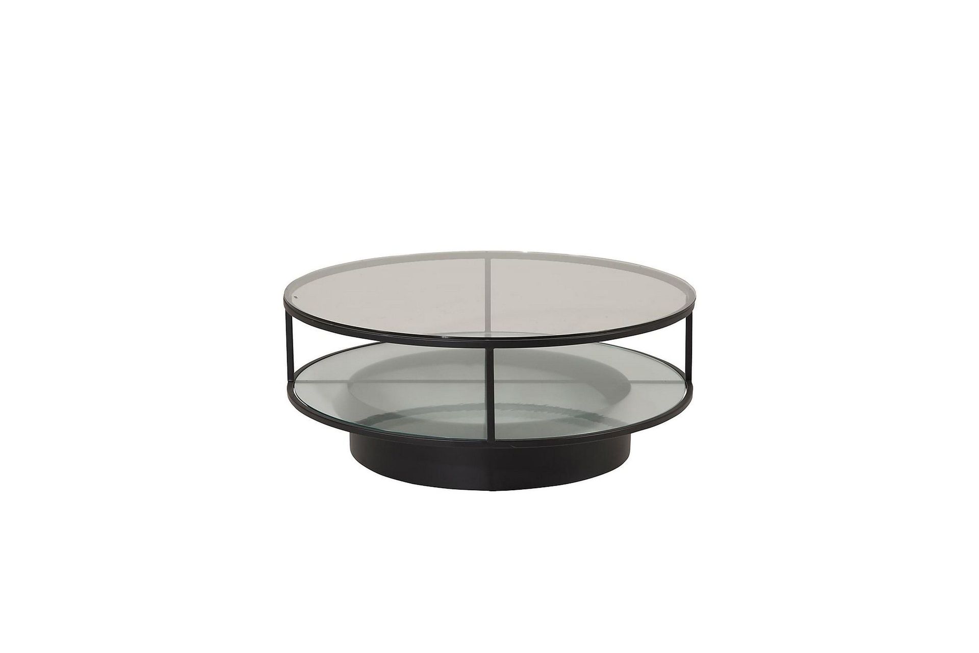 Falsterbo Sofabord Rundt 100 cm - Transparent